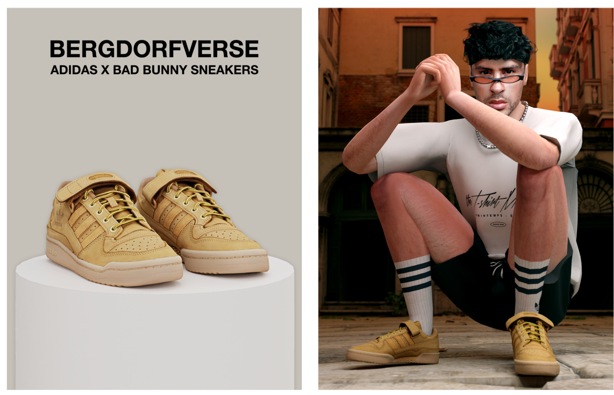 Кроссовки Adidas x Bad Bunny Sneakers